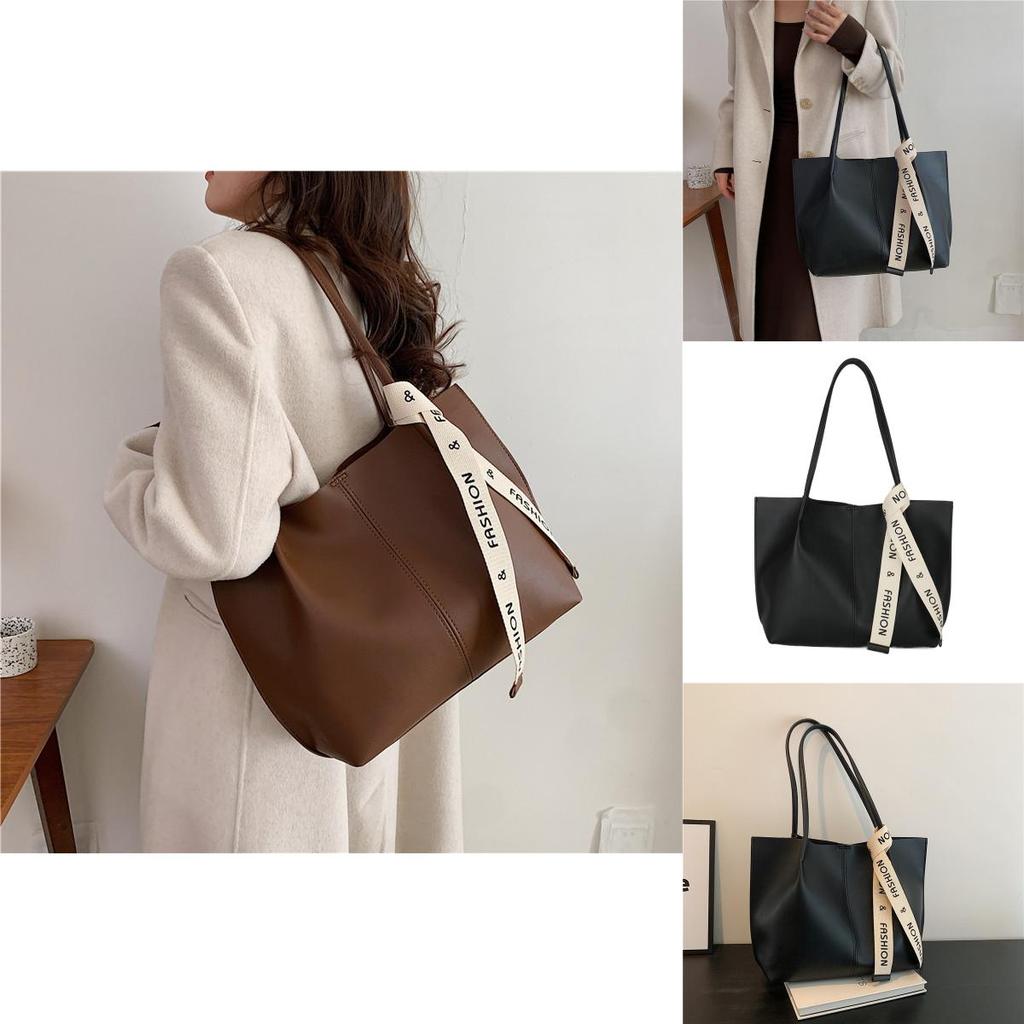 Chic Vintage Single Shoulder Tote Bag For Winter 2023 Fashionable And Spacious