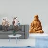 Realistic Owl Animal Sculpture And Sacred Heart of Jesus Statue Figurine for Office Living Room