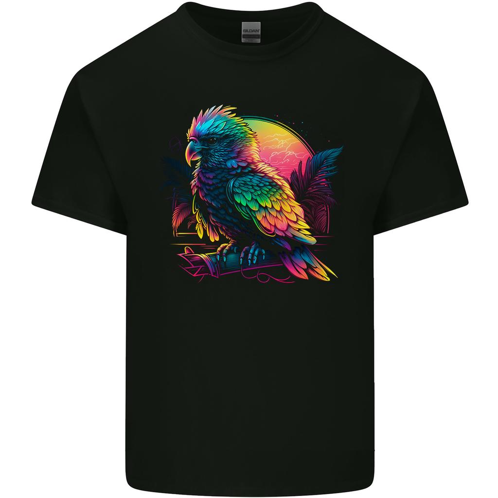 A Colourful Parrot Unisexs Light Cotton TShirt