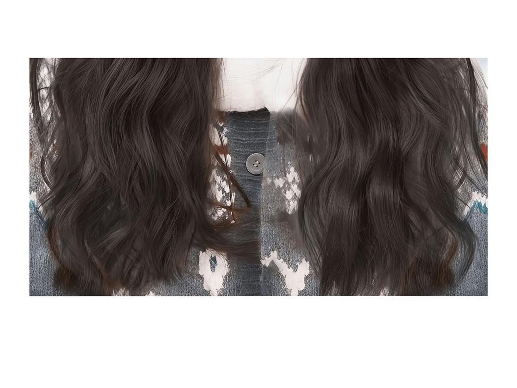 Women's Youthful Egg Curl Long Curly Wig - Natural, Fluffy, Medium Length