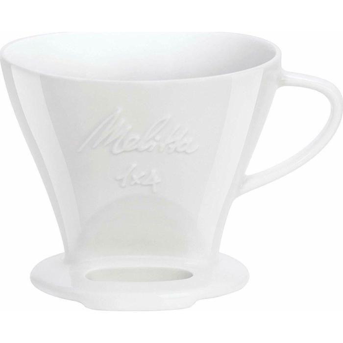 Melitta 1x4 Coffee Dripper Porcelain White