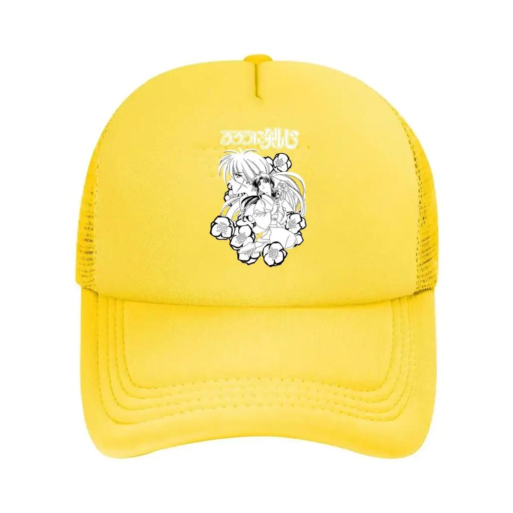 Anime Flowers Artistic - Inspired, Manga Character Design Mesh Baseball Cap