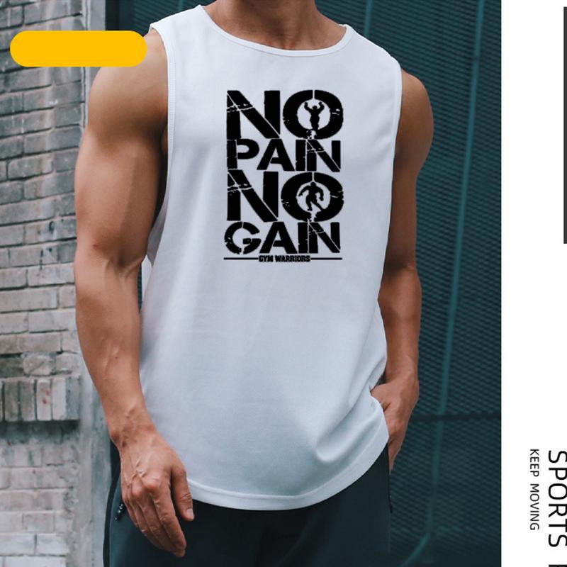 

Летний сетчатый жилет для бодибилдинга, мужская быстросохнущая спортивная одежда, спортивная майка, мужская баскетбольная рубашка без рукавов, майка-стрингер для фитнеса 3XL белый