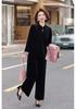 Mom's 2026 New Style Spring Autumn Velvet Tang Suit Shawl Jacket for Middle-aged Women
