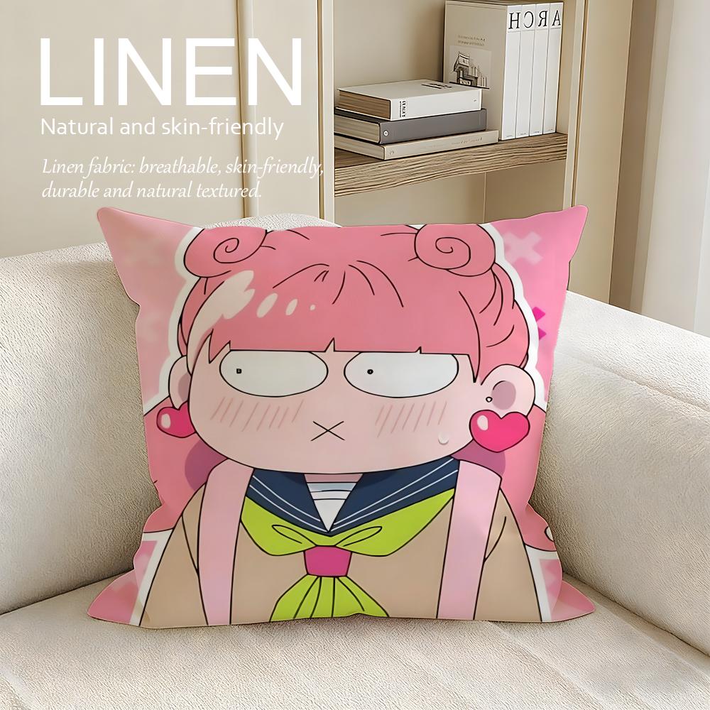 You and I Are Polar Opposites Cushion Cover Linen Decorative Pillowcase Set Pcs  x Breathable Washable Sofa Cushion Cover