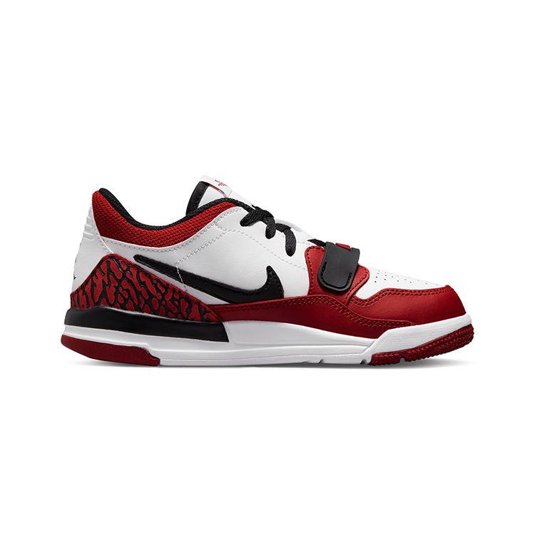 Air Jordan Legacy 312 Low PS Chicago Red Kids Sneakers White Black Gym-Red CD9055-116