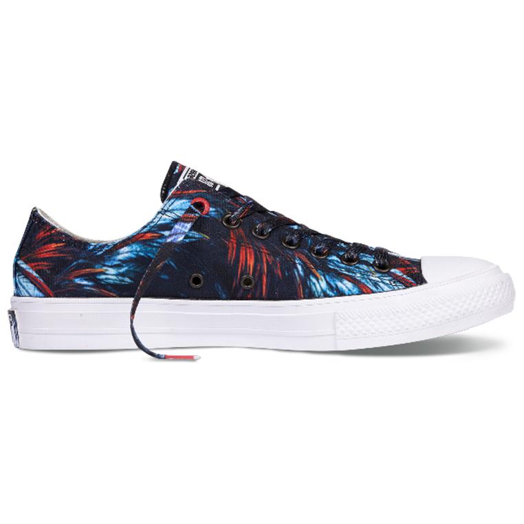 Converse Chuck Taylor All Star II Low Top Canvas Shoes Unisex Dazzle Black 156397C