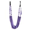 Door Leg Stretcher with Loops Lower Back Handstand Trainer Elastic Stretching Strap for Limb Muscle Exercise Purple