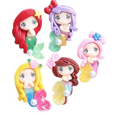 Mermaid Pearl Shell Sequin Doll DIY Fridge Magnet & Jewelry Storage Box