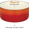 Roasting Pan GSW Shadow Oval 33×25 Cm Orange 7 L (716420)