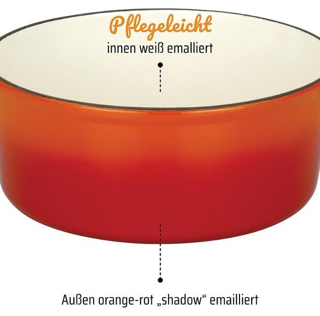 Roasting Pan GSW Shadow Oval 33×25 Cm Orange 7 L (716420)