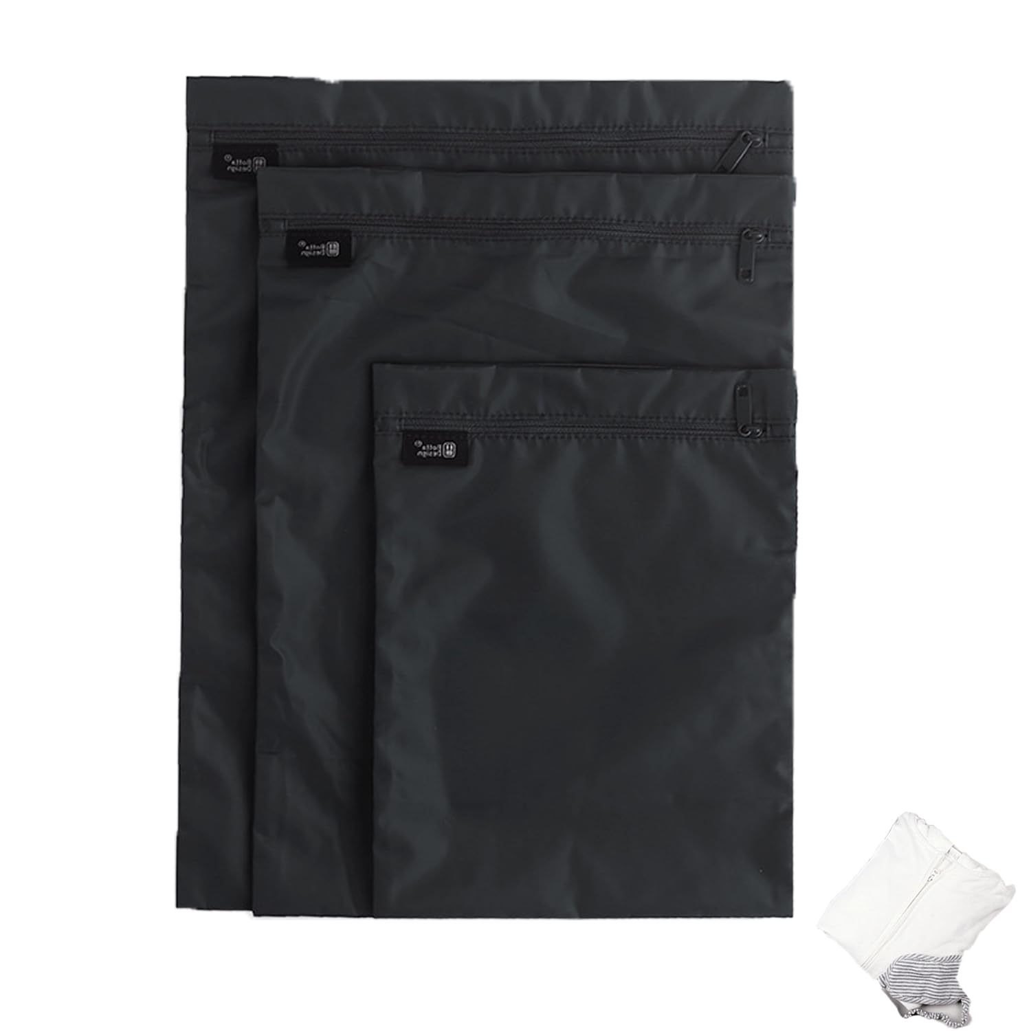 

Roczential Водонепроницаемая сумка для подгузников большой вместимости для ребенка и идеально подходит для детского горячего и и мешочка, сумки, принадлежностей, одежды, и многого другого. Душевые, чёрный