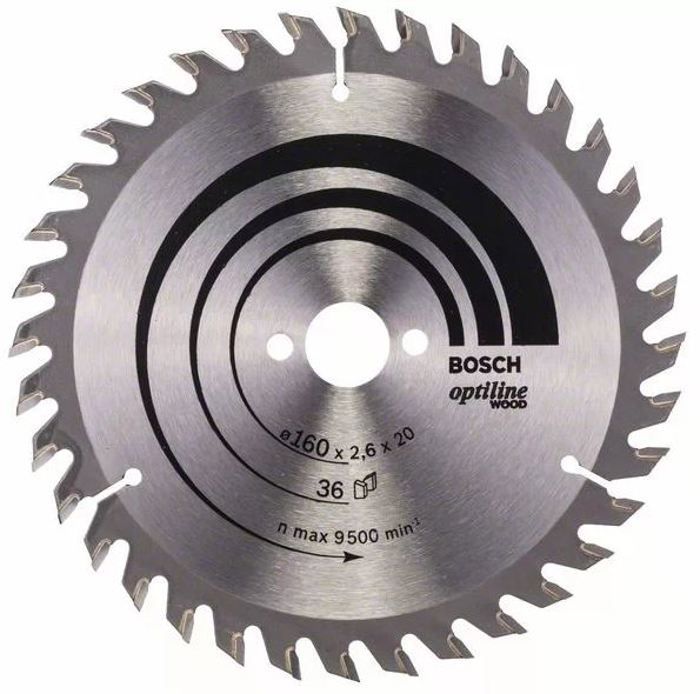 Circular Saw Blade 165x30, 36 Teeth BOSCH