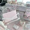 Acrylic Desktop Display Rack Polka Dot Storage Rack Ins Storage Box