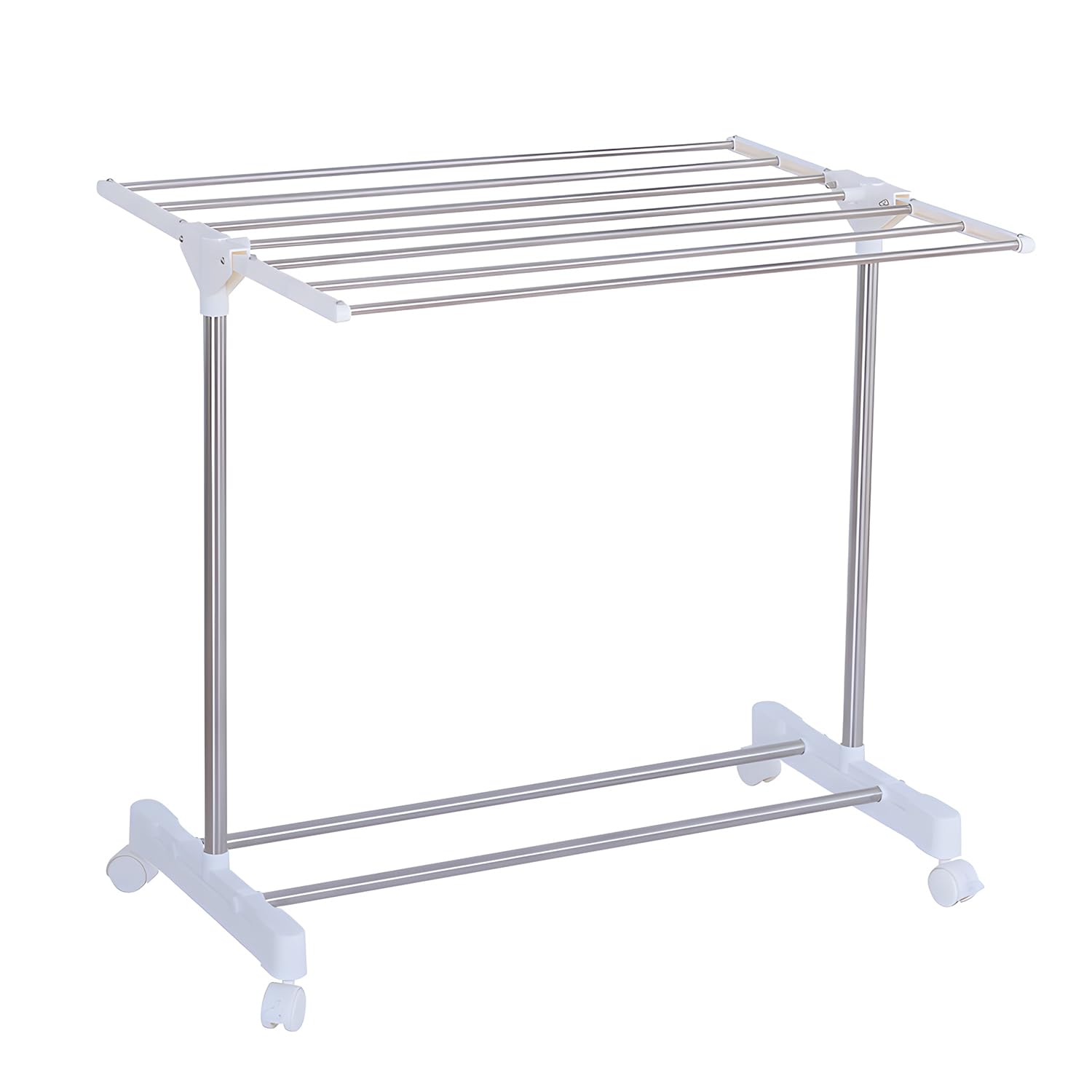 

Roseelk Bath Towel Clothes Drying Laundry Indoor Clothes Drying for and Small Stainless Steel 75cm with Casters for Easy Sturdy Rack, Rack, Dryer, белый