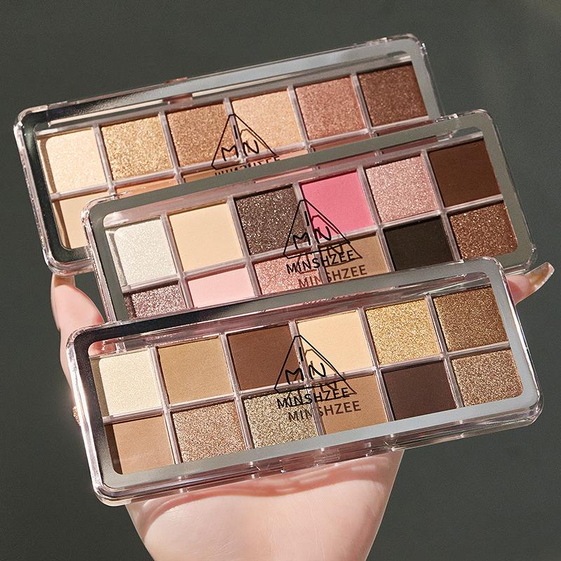 Mingxizhi 2025 Multi-Use 12-Color Cement Eyeshadow Palette