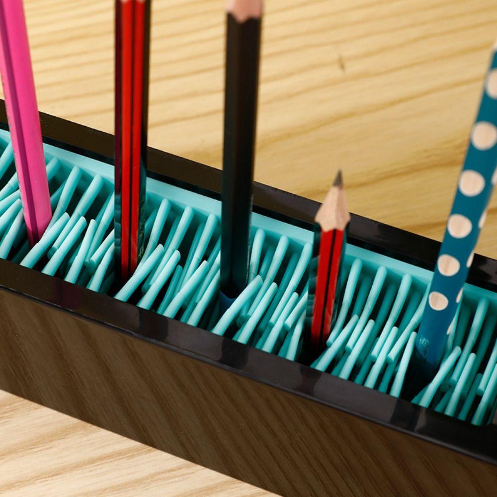 Compact Cosmetic Brush Drying Rack Creative Toothbrush Drying Shelf Pen Storage Case Makeup Tools