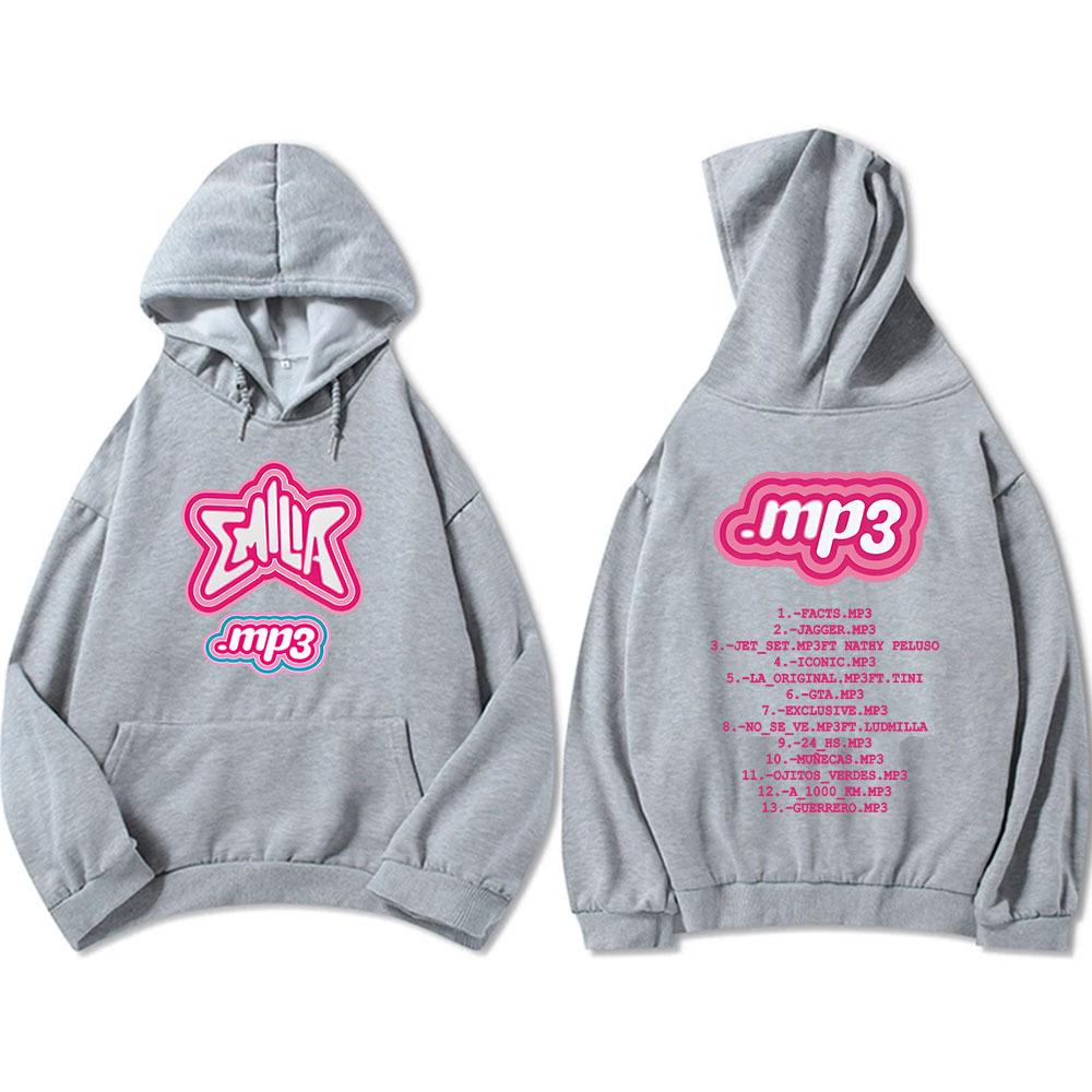 Men Clothes Mp3 Emilia Mernes Hoodies Graphic Printing Sweat