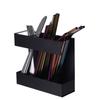 Multifunctional Storage Rack For Straws Cutlery 3 Section Cabinet Organizers With Drainage Design Kitchen Accessory