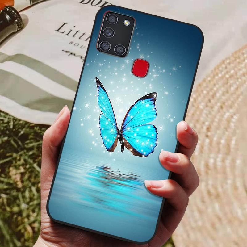 For Samsung A21S Case Phone Cover Silicone Soft TPU Back Cover for Samsung Galaxy A21S Case A 21S A21 S A217F Fundas Bumper