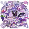 50 Purple Mix and Match Stickers Shein New Purple Small Fresh Cartoon Temu Stickers