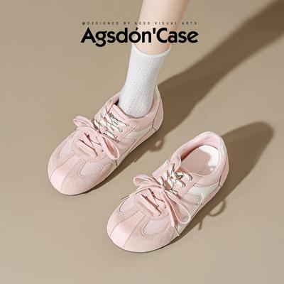 Augustus Dengde Training Shoes Women's 2025 Summer New Flat-bottomed Sports Mesh Casual Shoes Soft-soled Ballet Forrest Gump Shoes