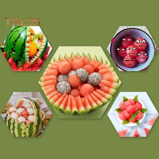 Scooper pentru fructe de calitate alimentară, convenabil, fină, durabil, confortabil, mâner, antiderapant, pentru pepene verde, consumabile de uz casnic