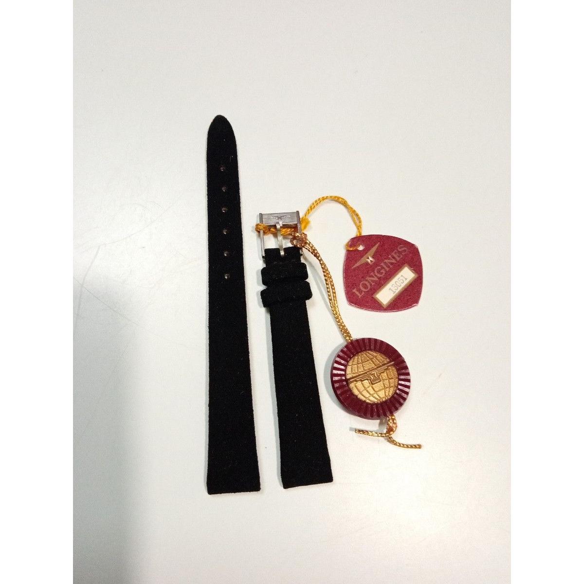 Used LONGINES Watch Strap Black Ladies