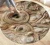 Wood Grain Round Rug – Washable Non-Slip Kids Play Mat for Living Room Bedroom Kitchen & Sofa Area Home Decor