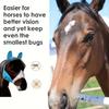 Breathable Mesh Horse Fly Mask with Ears - Mosquito-Proof and Comfortable.