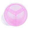 Baby Melkpoeder Formule Dispenser Voeding Bewaarcontainer Dubbellaagse Afneembare Doos Roze