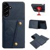 PU Leather Wallet Phone Case for Samsung Galaxy A56 5G,A55,A54,A37,A36,A35,A34,A26 Card Slots Dual Metal Button Shockproof Full‑Body Cover