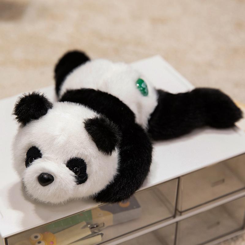 Cute Lying Rabbit Panda Doll Plush Toy Capybara Puppy Doll Girl Company Soothing Doll