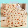 Cotton Quilt Storage Bag With Foldable Design For Bedroom Organization