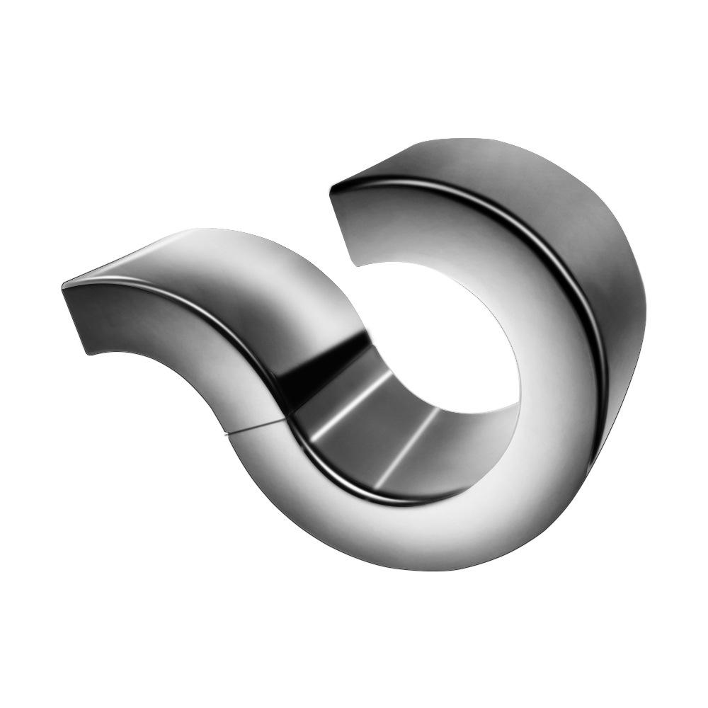 Ss001 Metal Stainless Steel Scrotum Bondage Device Magnet Penis Penis Delay Pendant Ring Adult Sex Product
