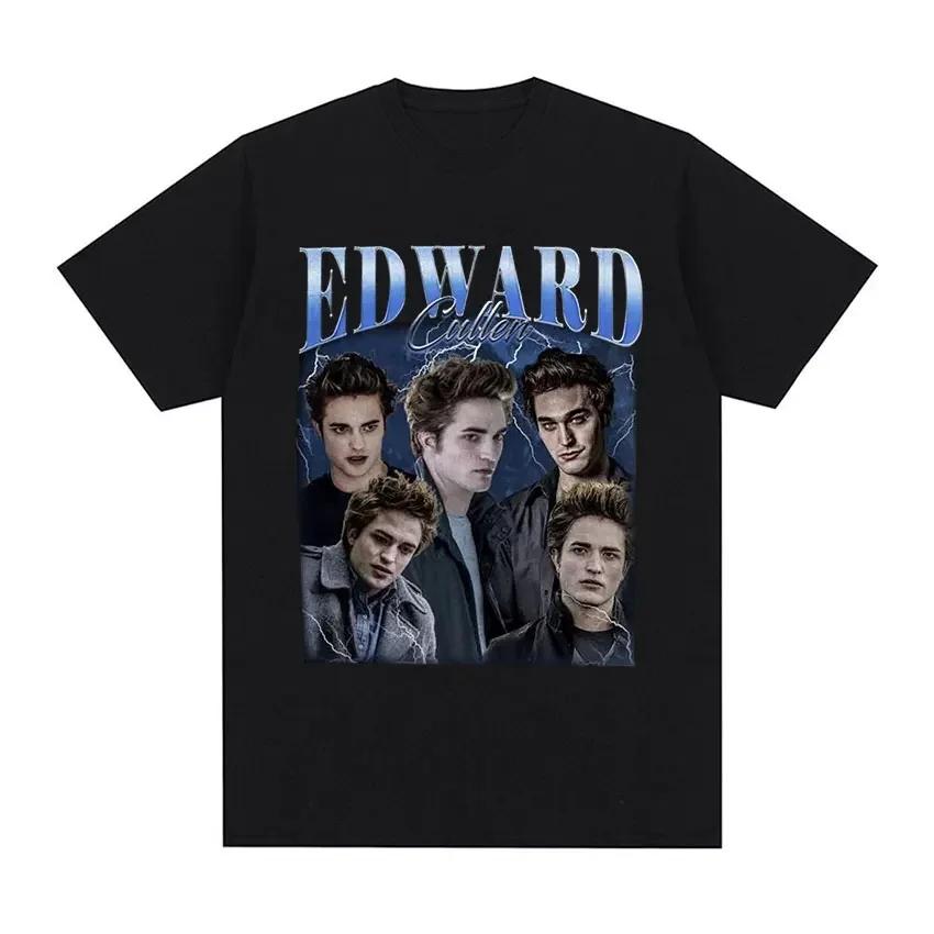 Robert Pattinson Edward Twilight Graphic T Shirt Unisex Fashion Cotton Short Sleeve Tshirts Unisex Retro ONeck Oversized Tshirt