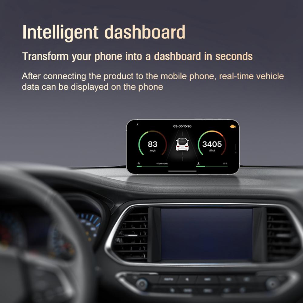 DA100 Car OBD2 Code Reader OBD 2 Scanner Auto Diagnostic Tools Erase Fault Code Engine Battery Test Auto Accessories With Switch