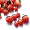 Artificial Strawberry Pendant Lovely Fruit Shaped Charm for Handmade Crafts Jewelry Making Supplies Keychain Accessories