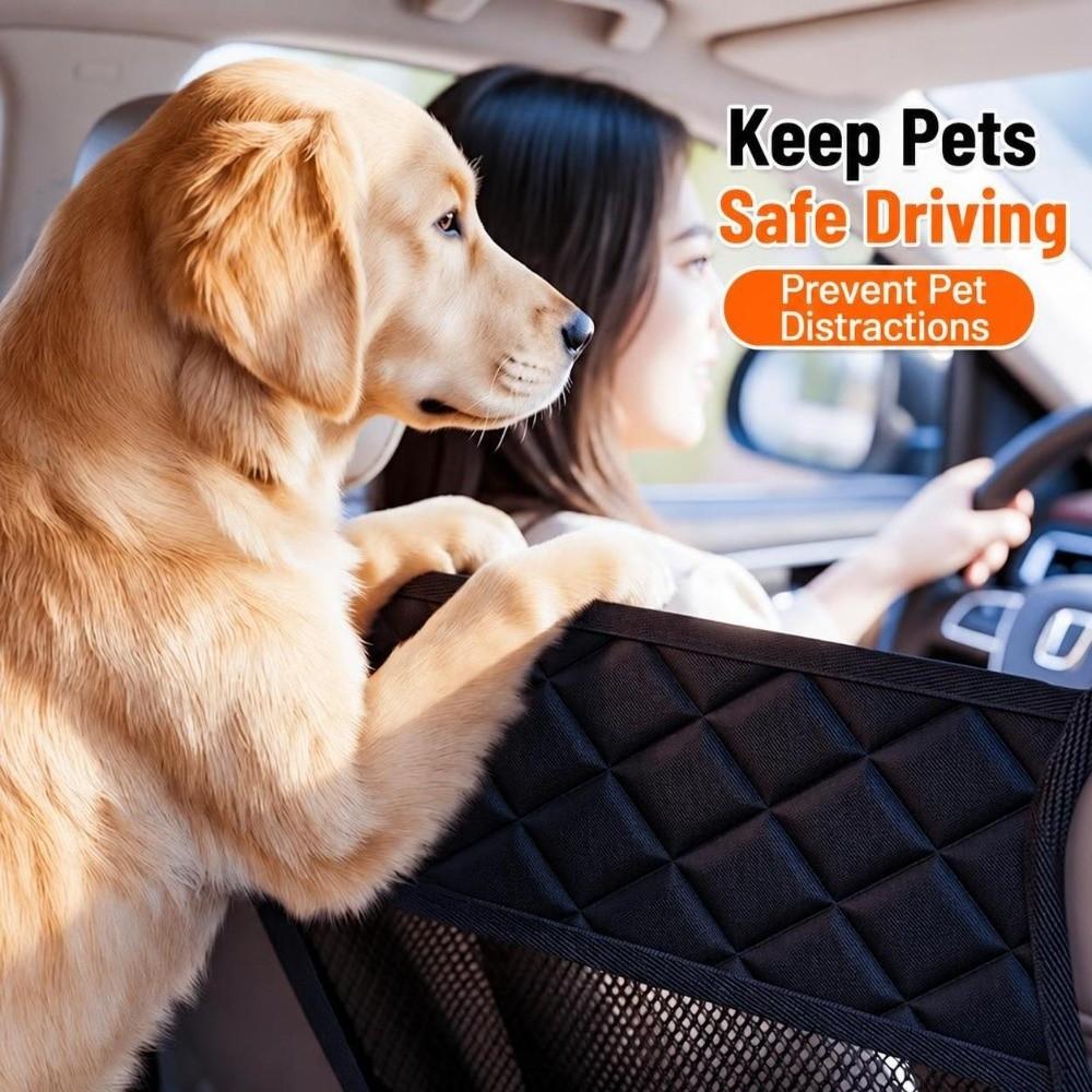 1Pc Mesh Car Pet Barrier Net Elastic Car Mesh Guard Backseat Safety Divider Adjustable Elastic