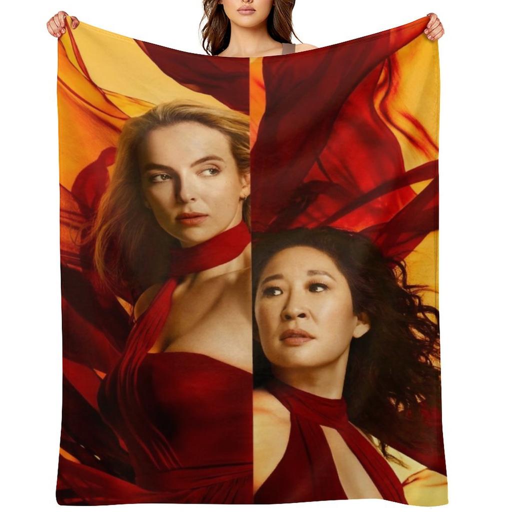 Killing Eve Movie Throw Blanket Decorative Sofas Thermal Beautifuls Sleeping Bag Blankets