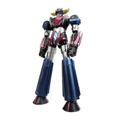 Tenyo Metallic Nano Puzzle Grendizer U No Glue Laser 3D Model (T-MP-018M) - Required, 0.2m Thick, Ultra-Precision Cutting, Crafts,