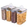 Cross-Border Transparent PP Plastic Storage Jar for Grains and Cereals - Sealed Kitchen Container
