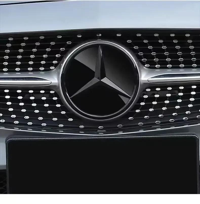 Grill Emblem Star Badge Car Front Grille Logo For Mercedes Benz W204 W205 W212 W213 X253 W166 W176 W177 W167 W117 X167 W246 UT8