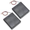 KAUMO Box, 4 X AA Batteries, 6 V, Case with On/Off Switch, Holder (2 Pieces)