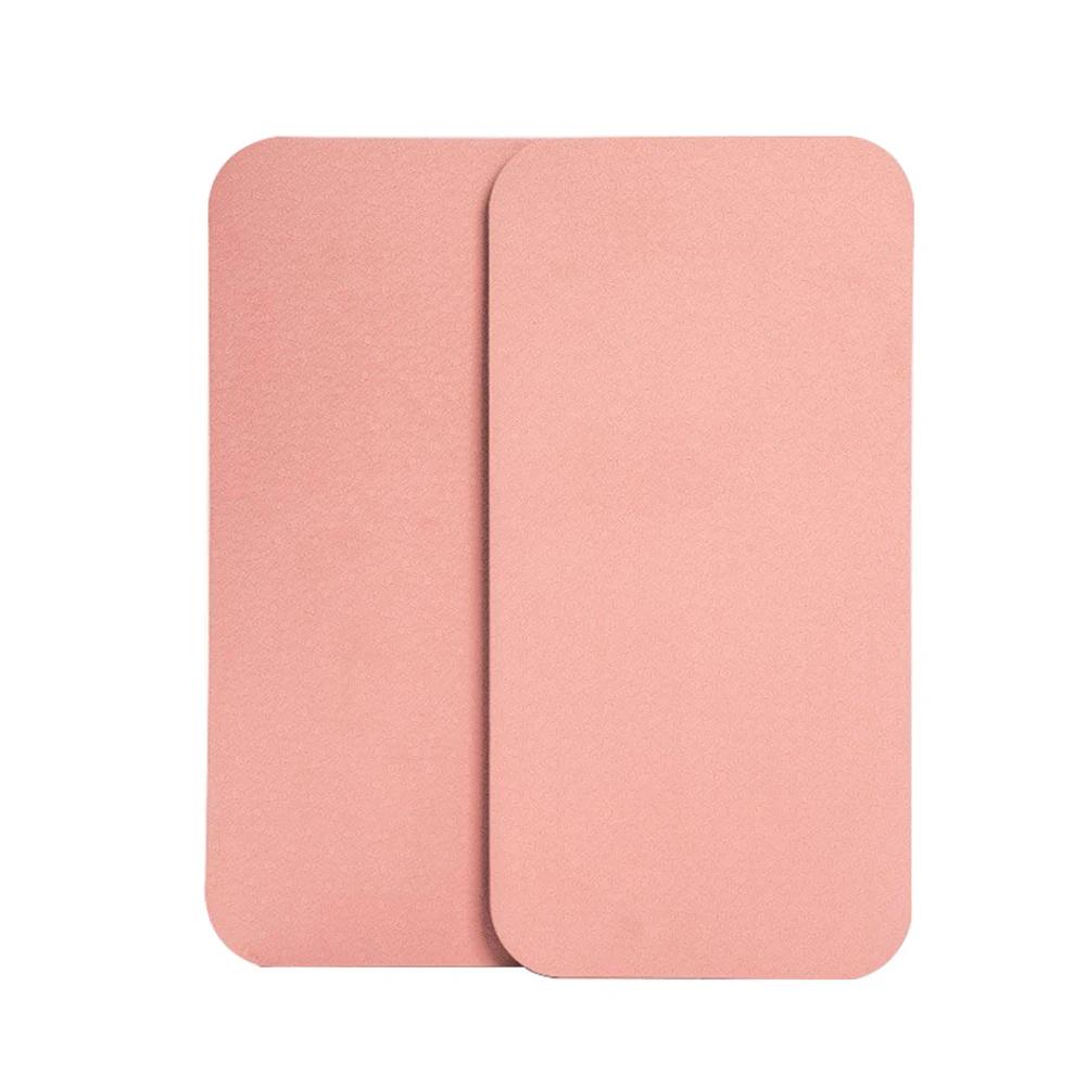 2Pcs Fitness Exercise Yoga Mat Mini Soft Non Slip Auxiliary Exercise Fitness Pilates Mat Foldable Portable Sweat Proof Yoga Mat