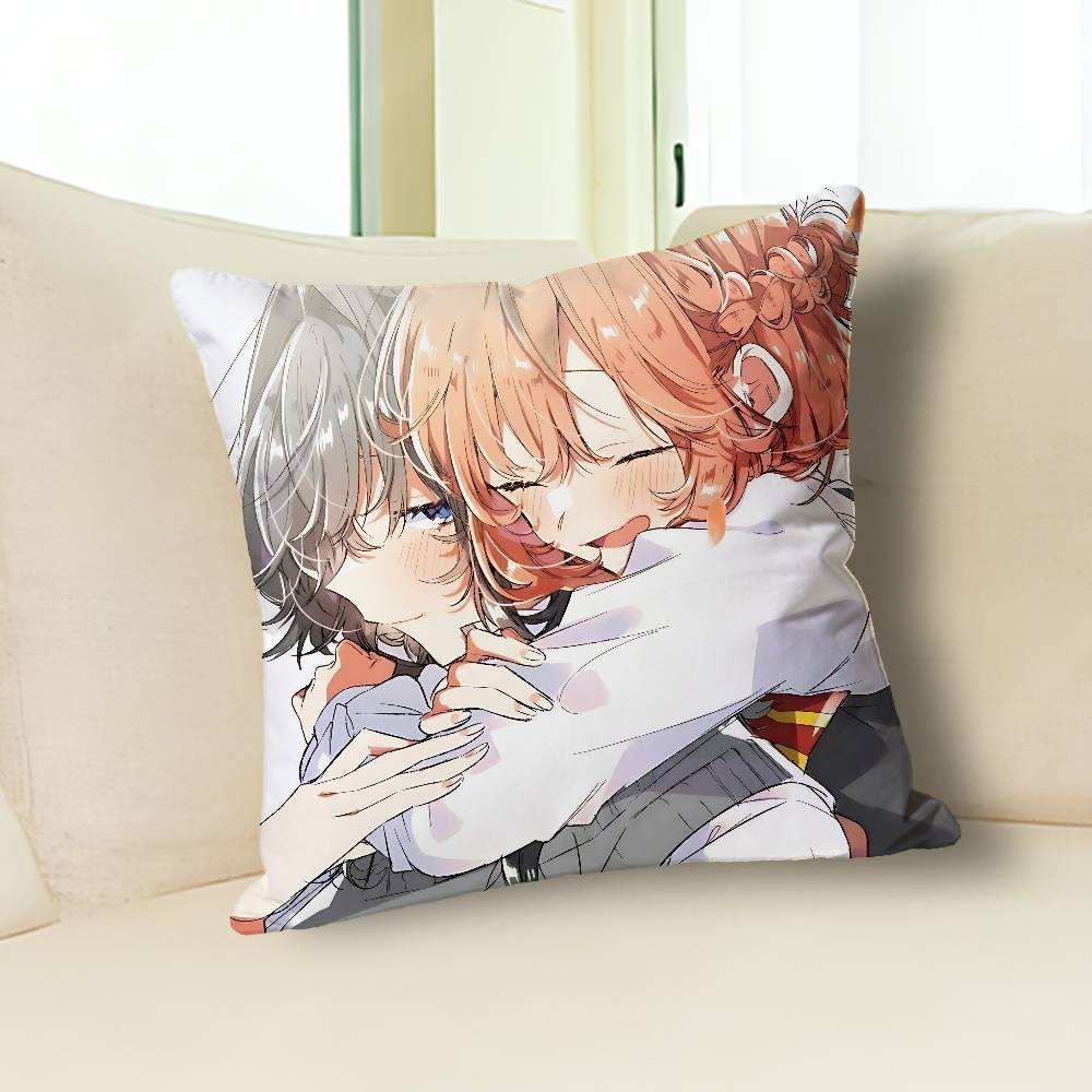 W-Whisper Me a Love Song Manga Celebrity Merchandise All-Match Printed Pillow Case Sofa Car Office Room Decoration Protector