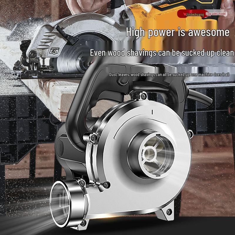 High-Power Industrial Grooving Machine & Vacuum Cleaner - Dual-Use for Dust Collection In Woodworking and Construction