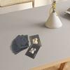 Elegant Black Gold Plastic Playing Cards Smooth Shuffling and Compact Design for Poker Blackjack and Card Games