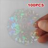 100 Pcs Clear Badge Film – Durable Polyester Plastic Round Protective Film for Button Manufacturers, Craft Materials for Gift