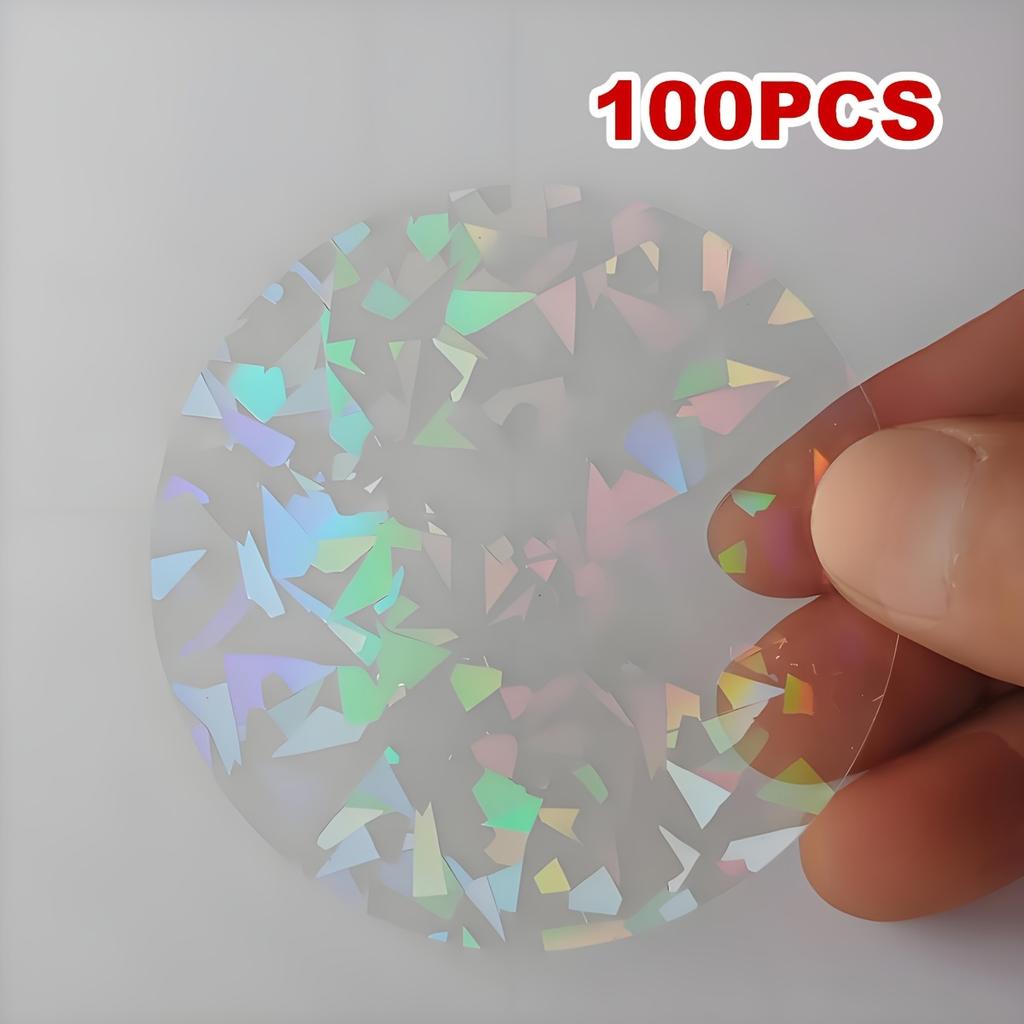 100 Pcs Clear Badge Film – Durable Polyester Plastic Round Protective Film for Button Manufacturers, Craft Materials for Gift